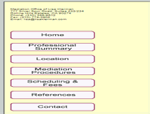 Tablet Screenshot of lisaklerman.com